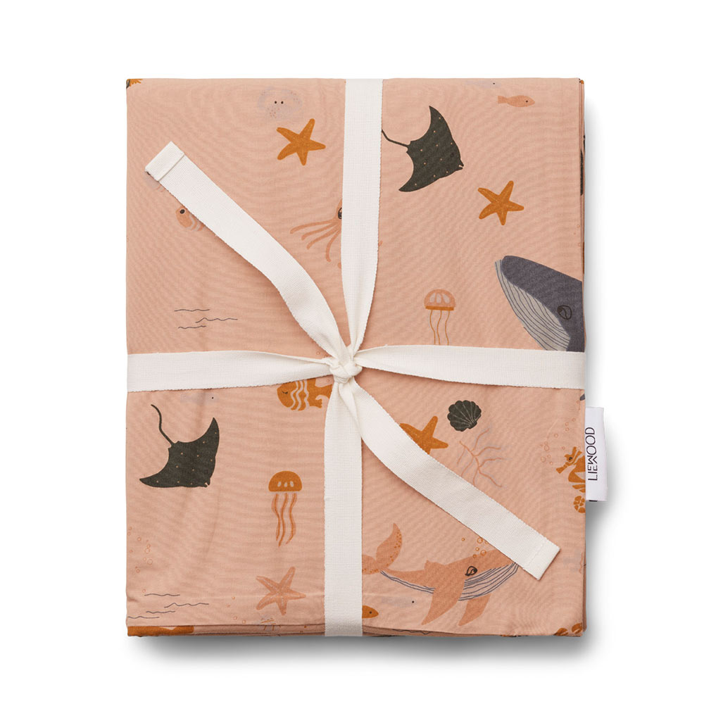Parure de lit Animaux Marins - Rose