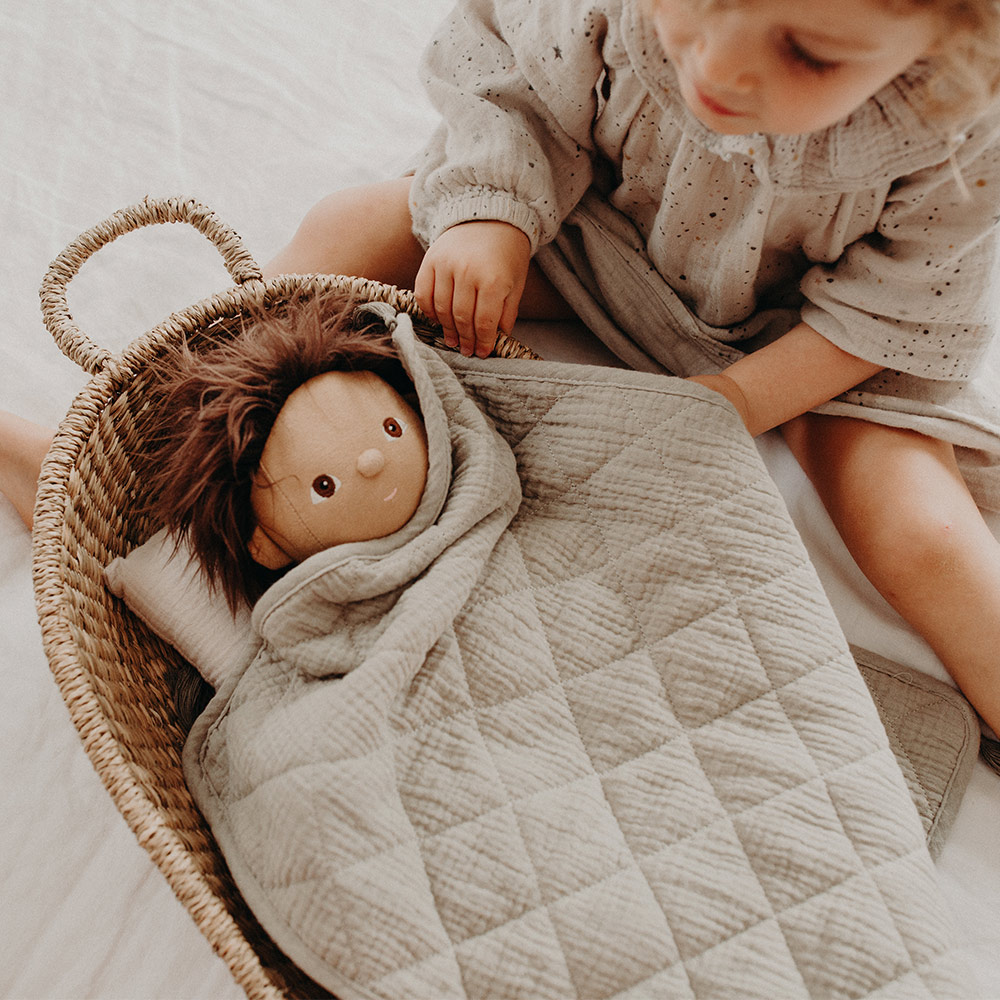 Parure de lit pour Landau Strolley - Vert clair Olli Ella