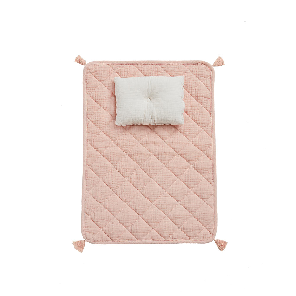 Parure de lit pour Landau Strolley - Rose poudré - Olli Ella
