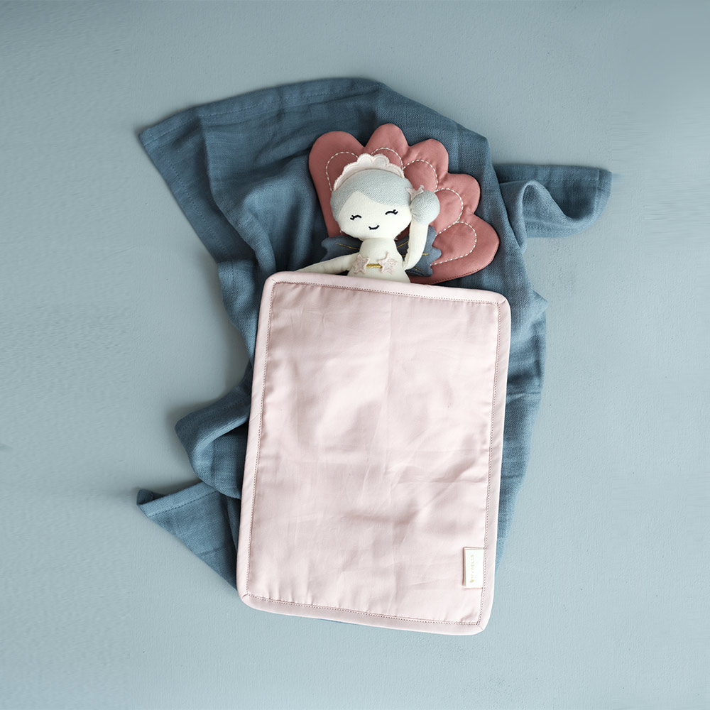 Parure de lit pour poupée - Coquillage - Fabelab