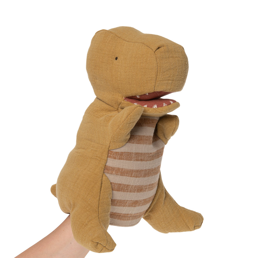 Peluche Marionnette Dinosaure - Cassonade - Maileg