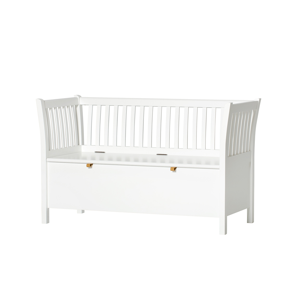 Boîtes de rangement blanc/chêne, lot de 3 pièces - Oliver Furniture