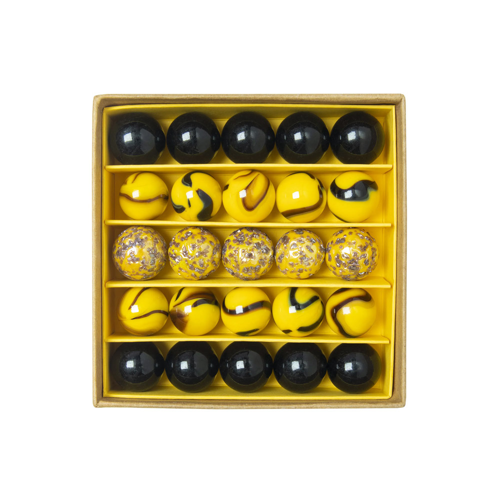 Petit Coffret de 25 Billes - Bee Happy - Billes and Co