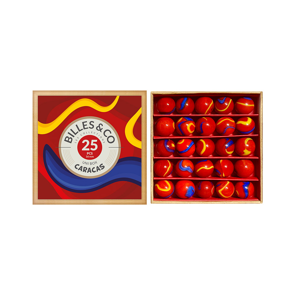 Petit Coffret de 25 Billes - Caracas - Billes and Co