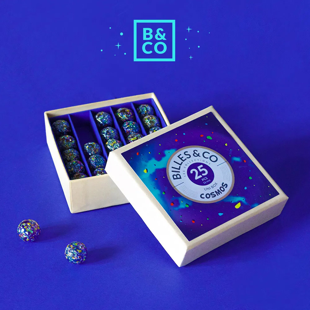 Petit Coffret de 25 Billes - Cosmos - Billes and Co