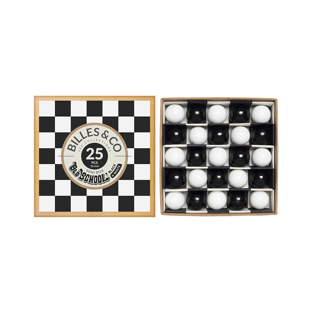 Petit Coffret de 25 Billes - Old School - Billes and Co