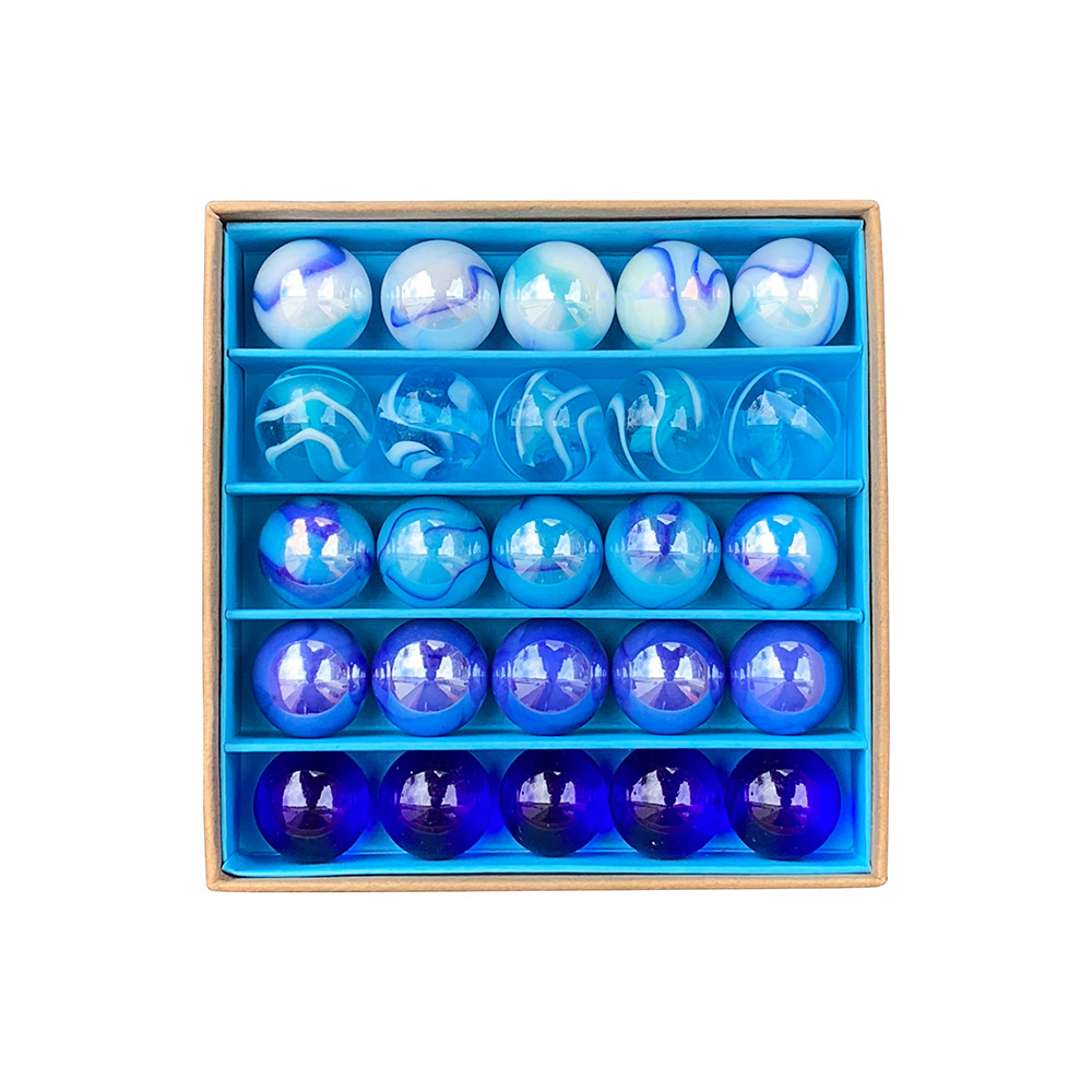 Petit Coffret de 25 Billes - Requins - Billes and Co