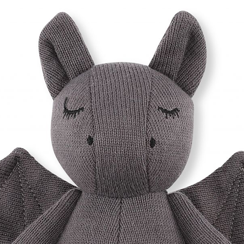 Mini doudou hochet Chauve-souris - Konges Slojd