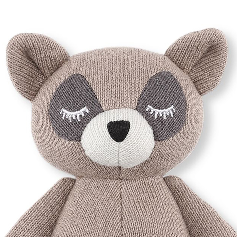 Mini doudou hochet Raton laveur - Konges Slojd