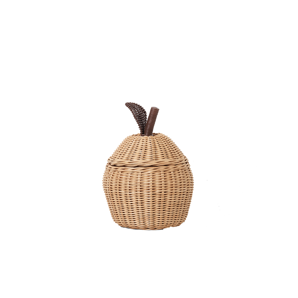 Petit panier de rangement tressé Pomme - Ferm Living