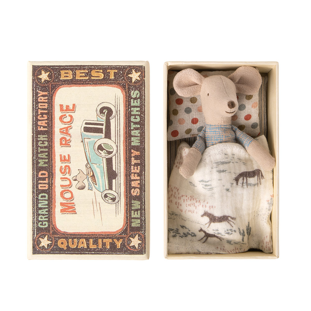 Souris Petit Frère dans sa boîte - Maileg