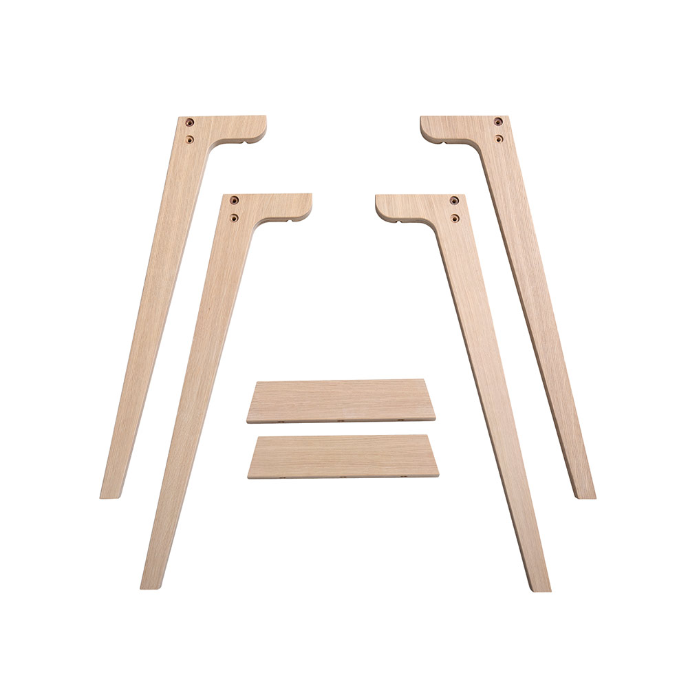 Pieds courts pour Bureau Wood - Oliver Furniture