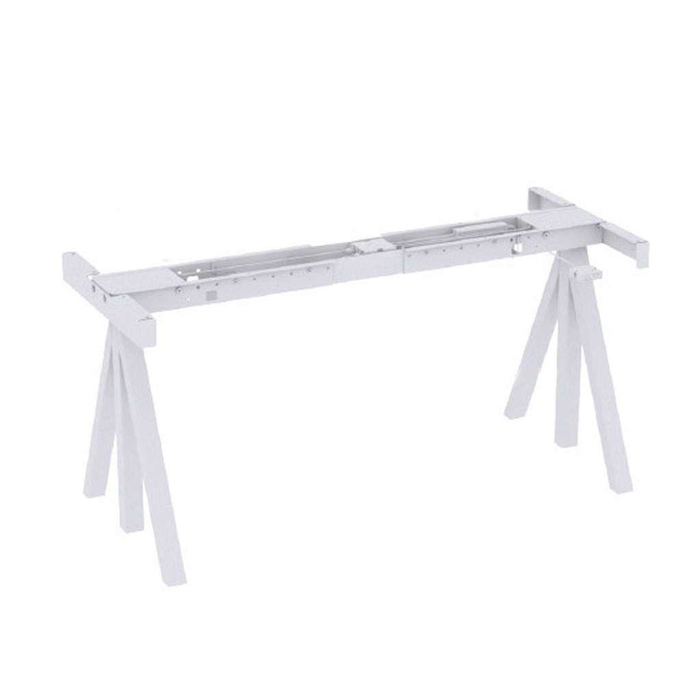 Piètement réglable pour plateau bureau - Blanc - String Furniture