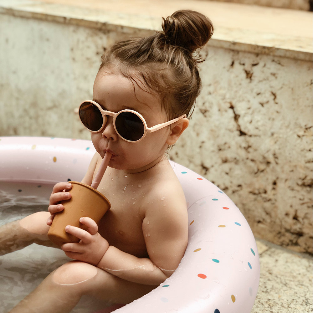 Grande Piscine Gonflable Savannah Confetti Mix - Rose - Liewood