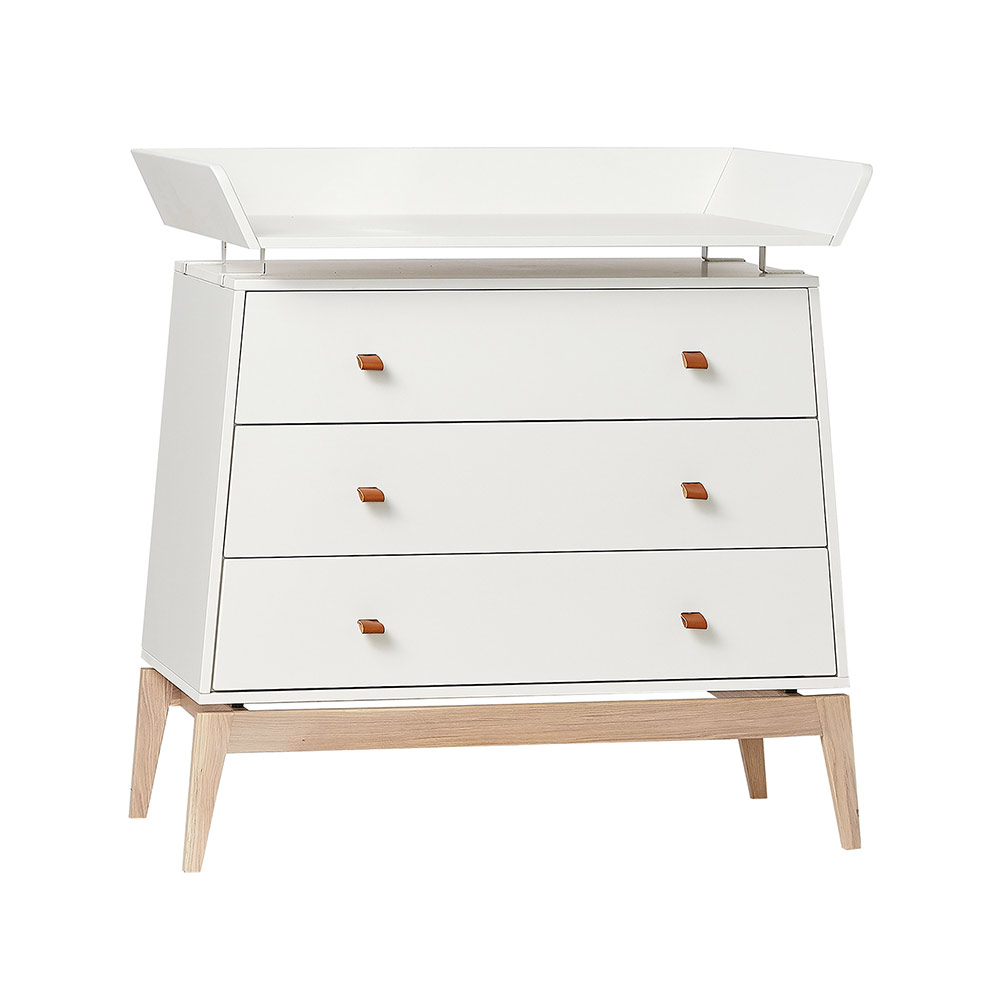 Plan à langer pour Commode Luna - Blanc - Leander