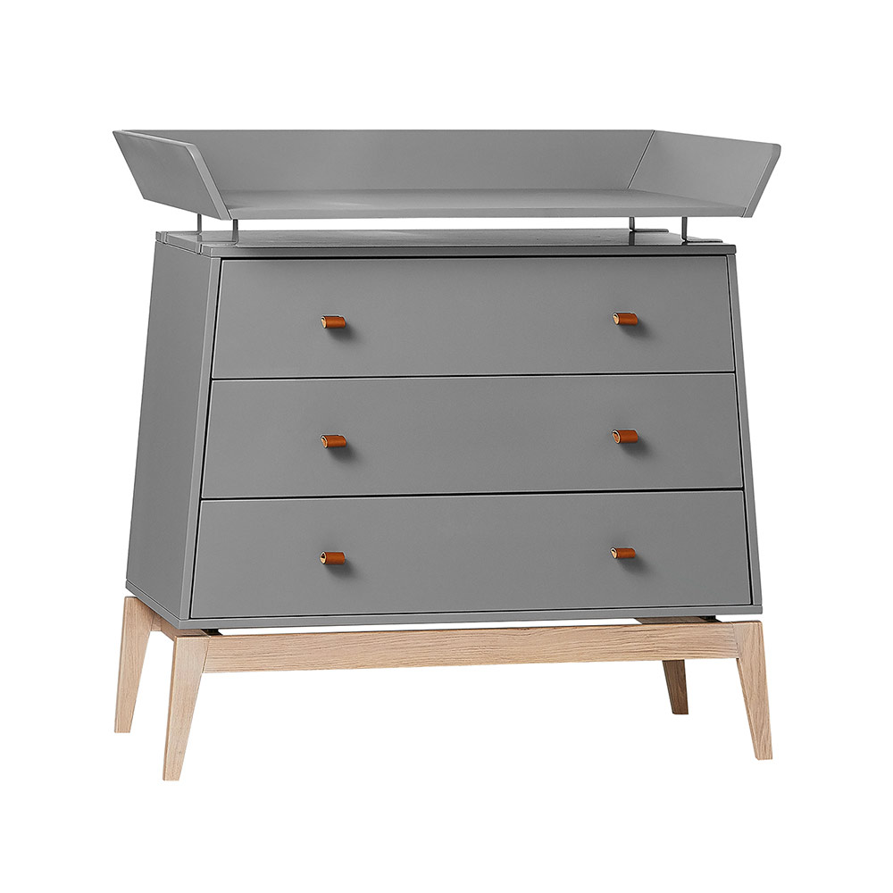 Plan à langer pour Commode Luna - Gris - Leander