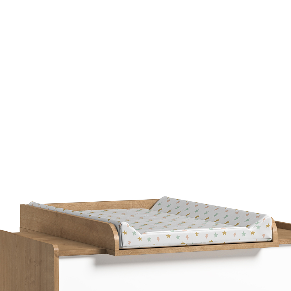 Plan à langer pour commode Vintage - Chêne - Vox