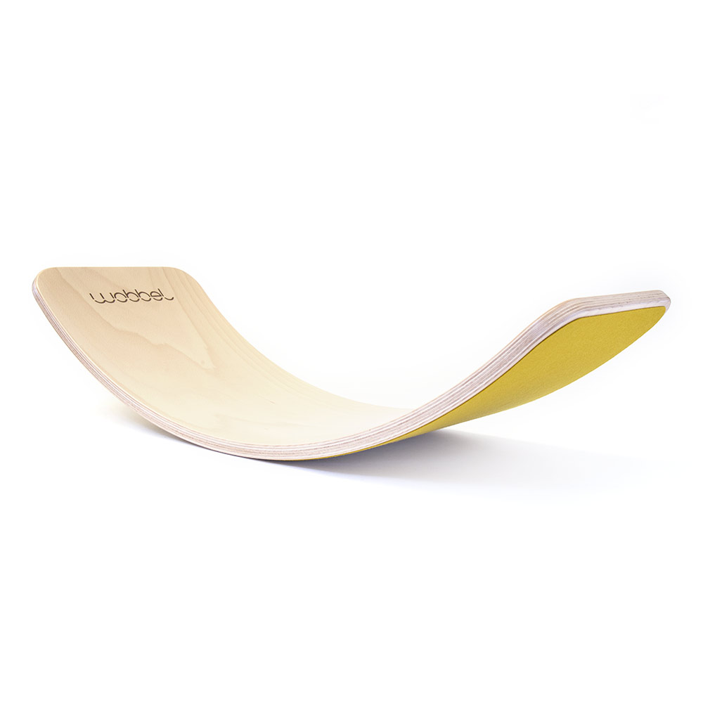 Planche d'équilibre - Moutarde - Wobbel