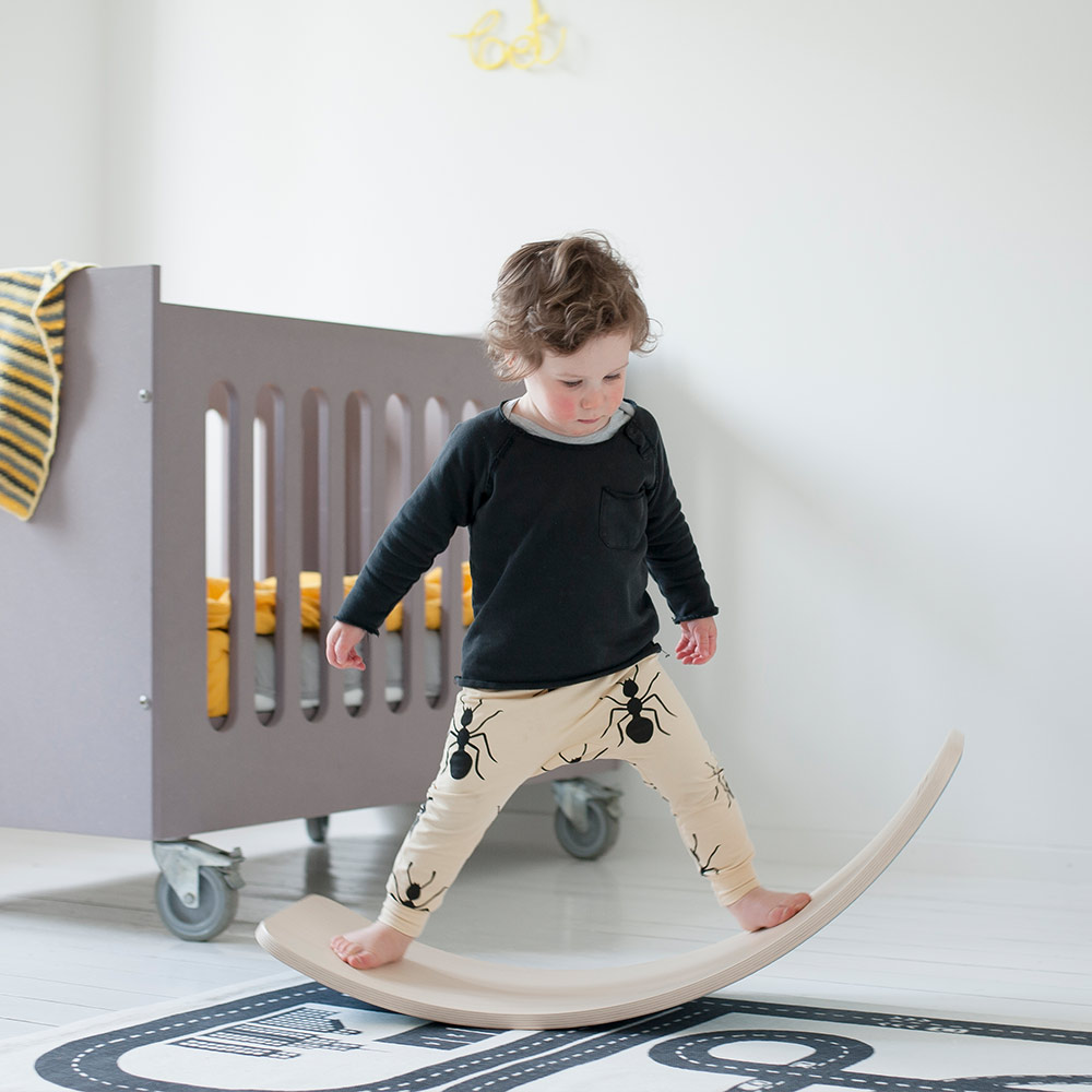 Planche d'équilibre - Moutarde - Wobbel