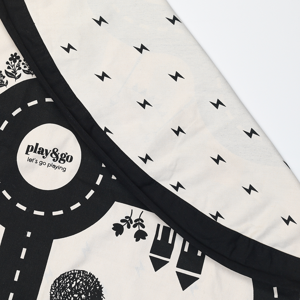 Sac - Tapis de jeux Autoroute/Eclairs - Noir - Play et Go