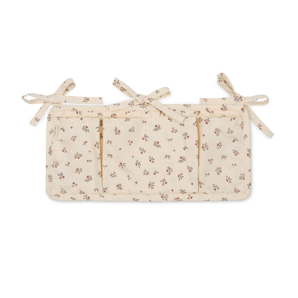 Pochette de rangement matelassée Petit Amour Rose - Konges Slojd