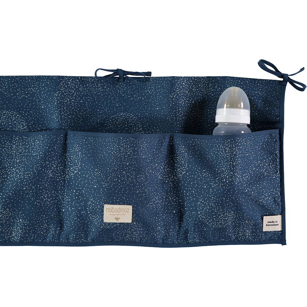 Pochette de rangement Merlin bubble Elements - Bleu marine - Nobodinoz