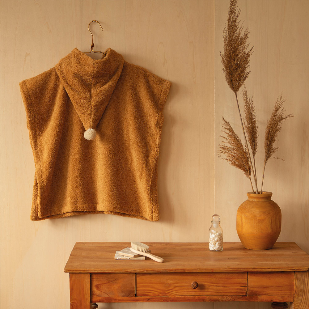 Poncho Enfant So Cute - Caramel - Nobodinoz