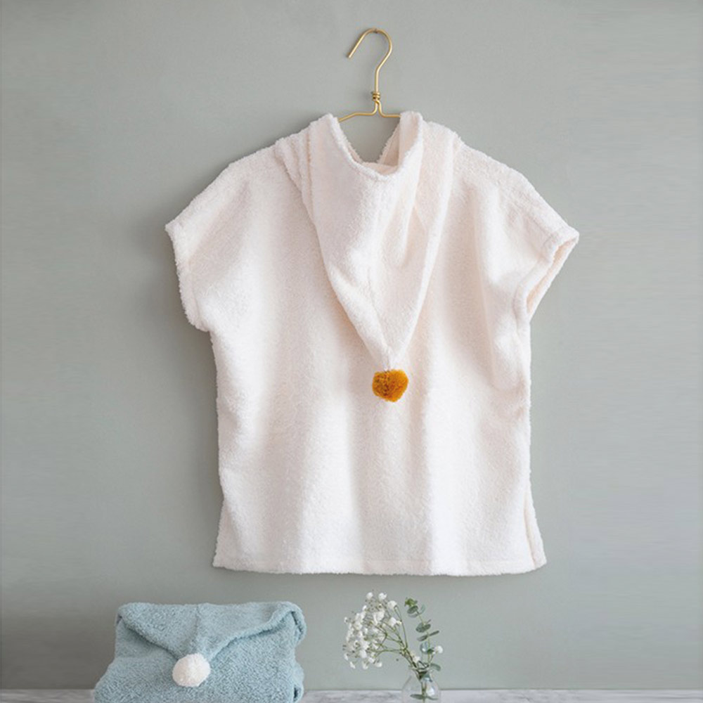 Poncho Enfant So Cute - Naturel Nobodinoz