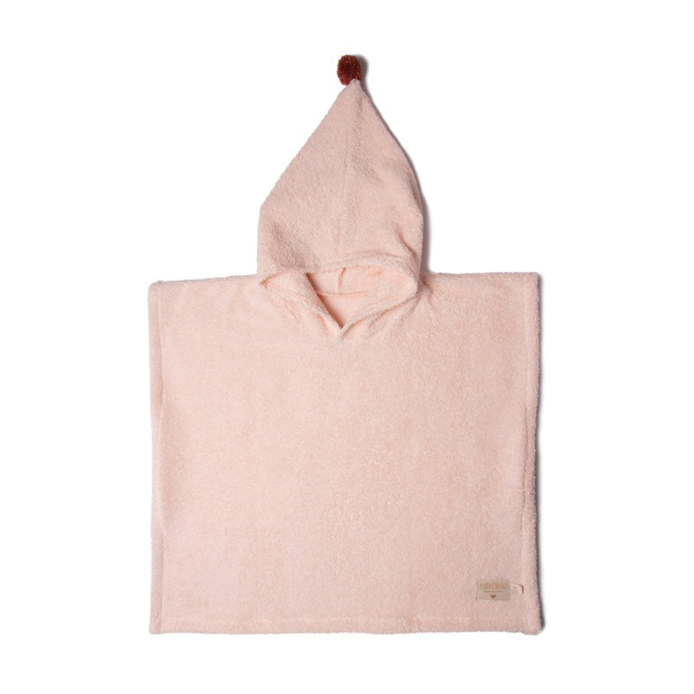 Poncho Enfant So Cute - Rose pâle - Nobodinoz