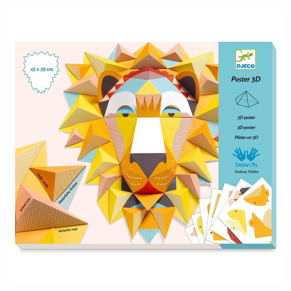Activité Poster 3D - The King - Djeco