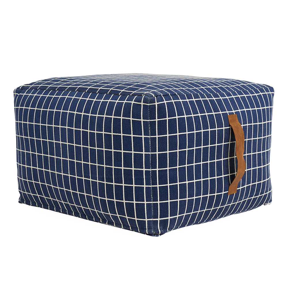 Pouf carré Sit on me - Bleu - OYOY