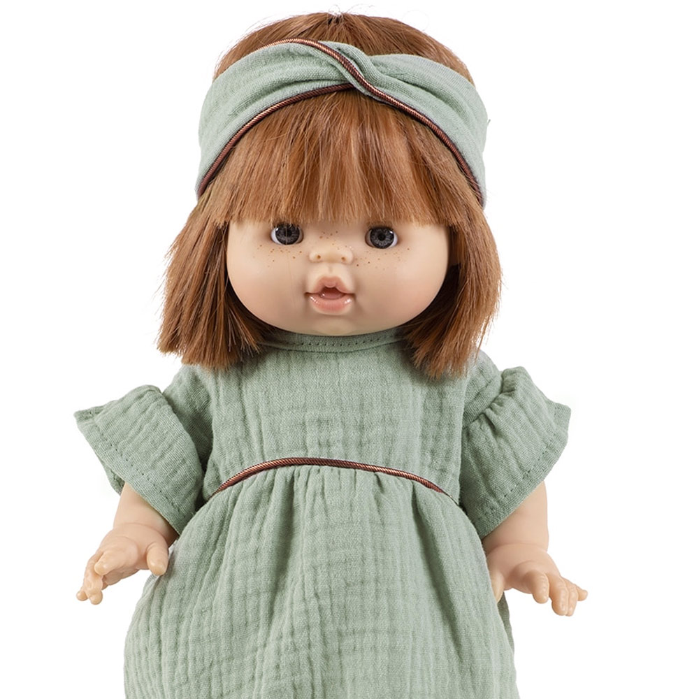 Poupée Gordis Capucine et sa robe Daisy - Vert de Gris Minikane