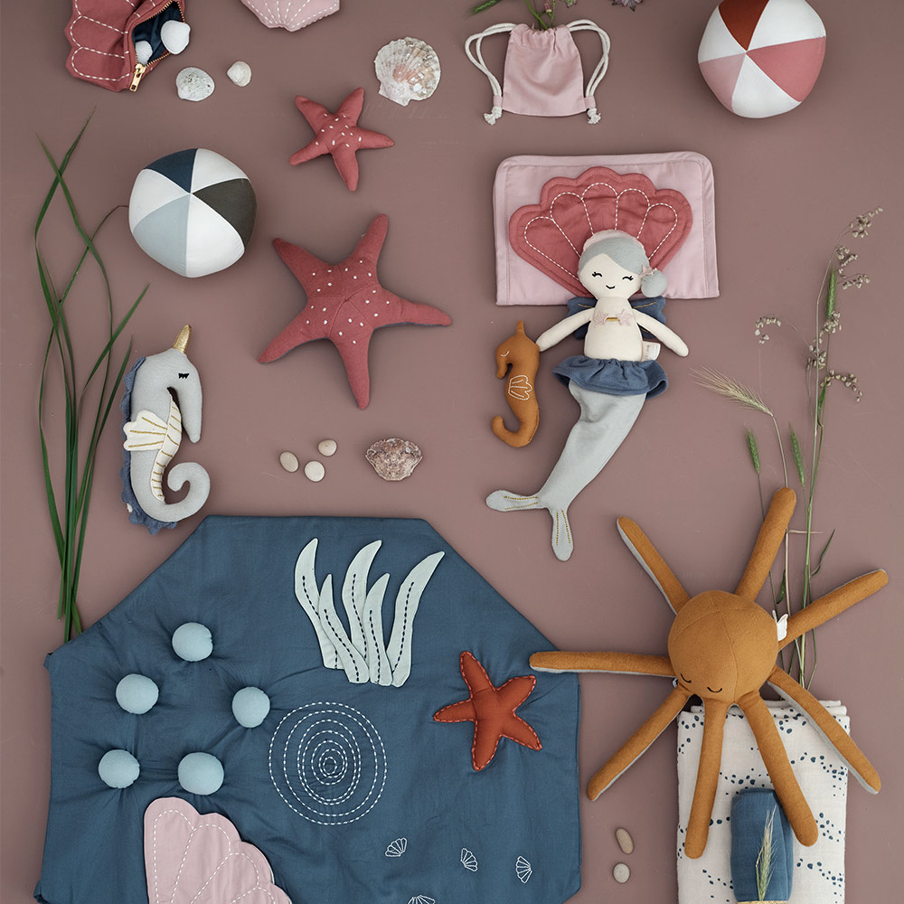 Doudou poupée Sirène - Fabelab