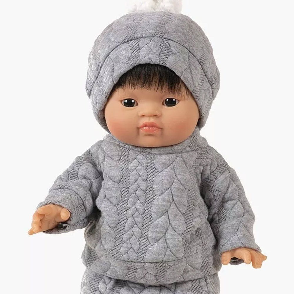 Poupon Gordis Jude et son ensemble Jacquard Minikane