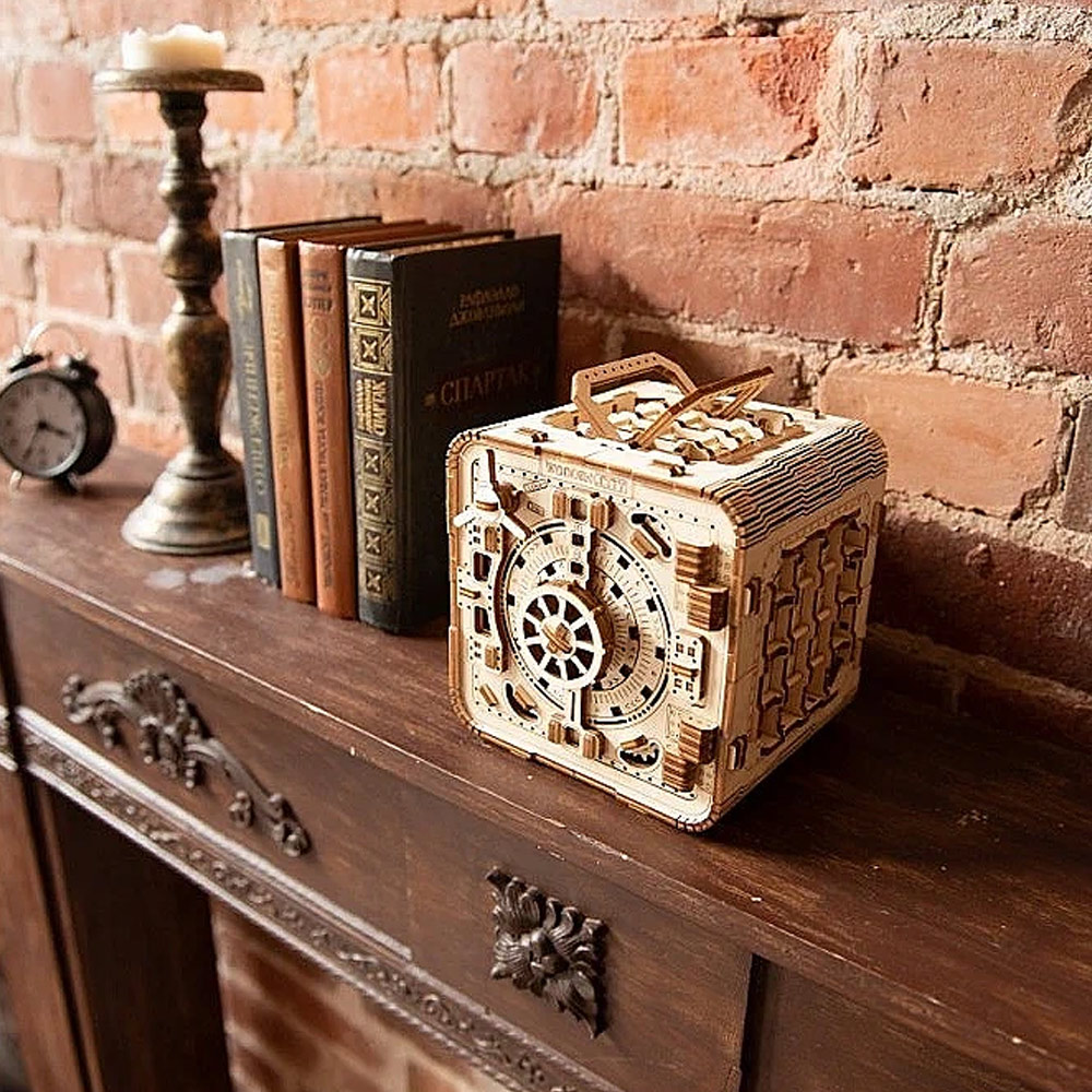 Jeu de Construction Coffre Fort Wooden City