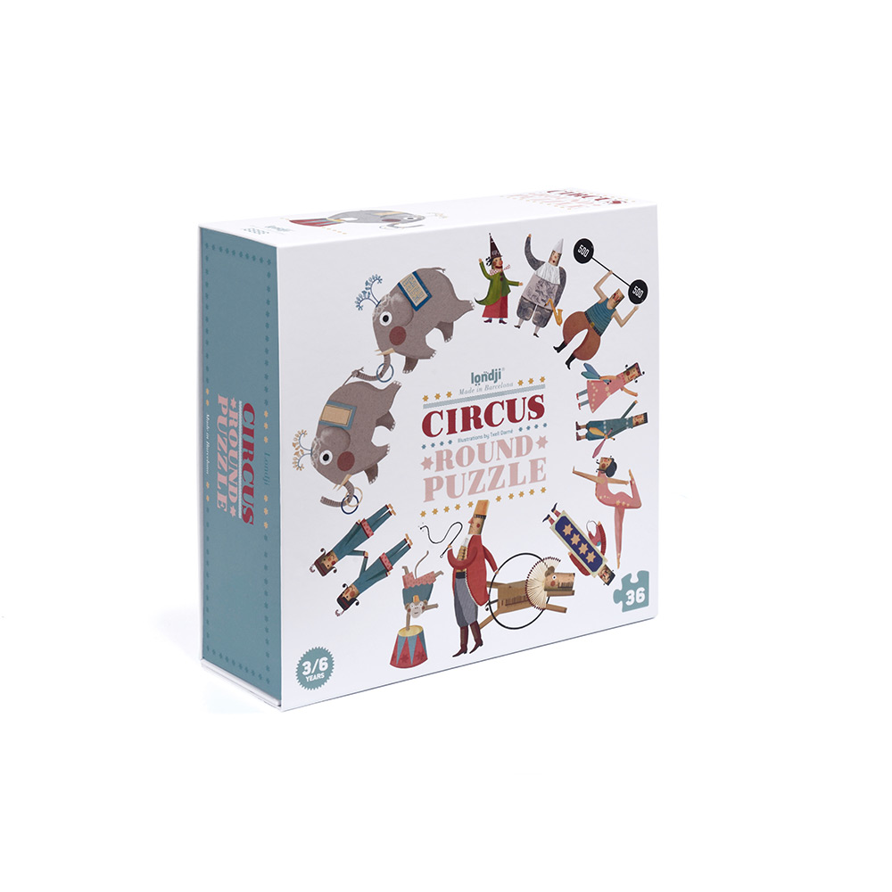 Puzzle rond Cirque Londji