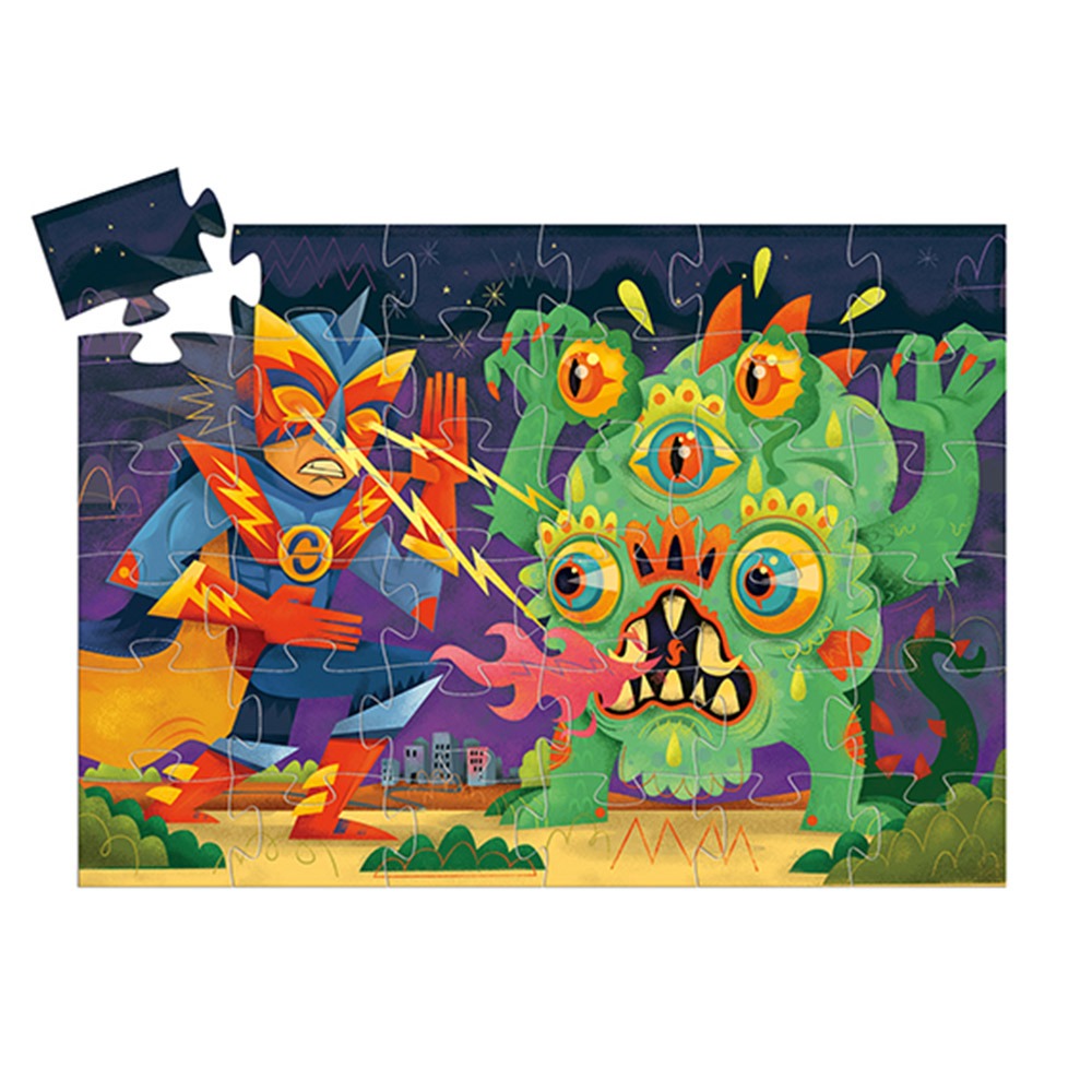 Puzzle Silhouette Laser Boy - 36 pièces Djeco