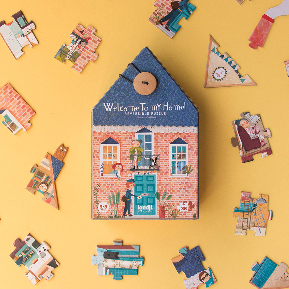 Puzzle réversible Welcome to My Home Londji