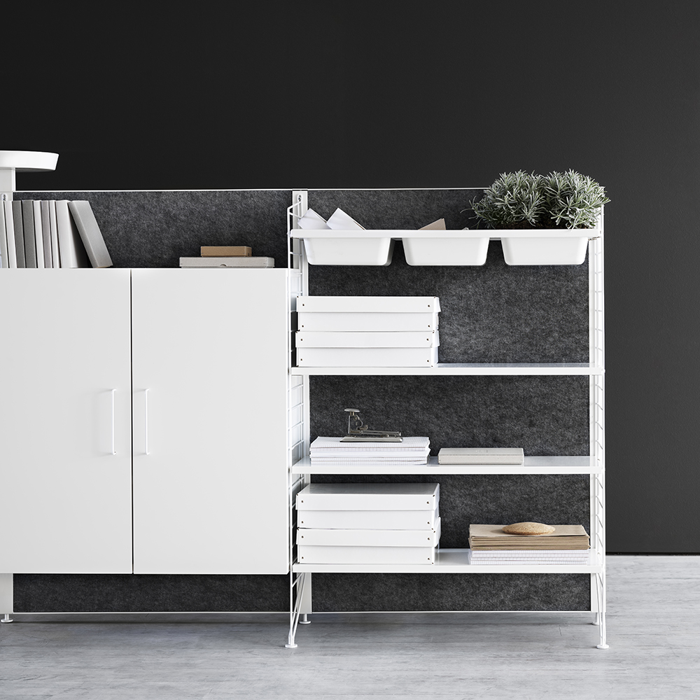 Rangement 2 portes - Blanc - String Furniture