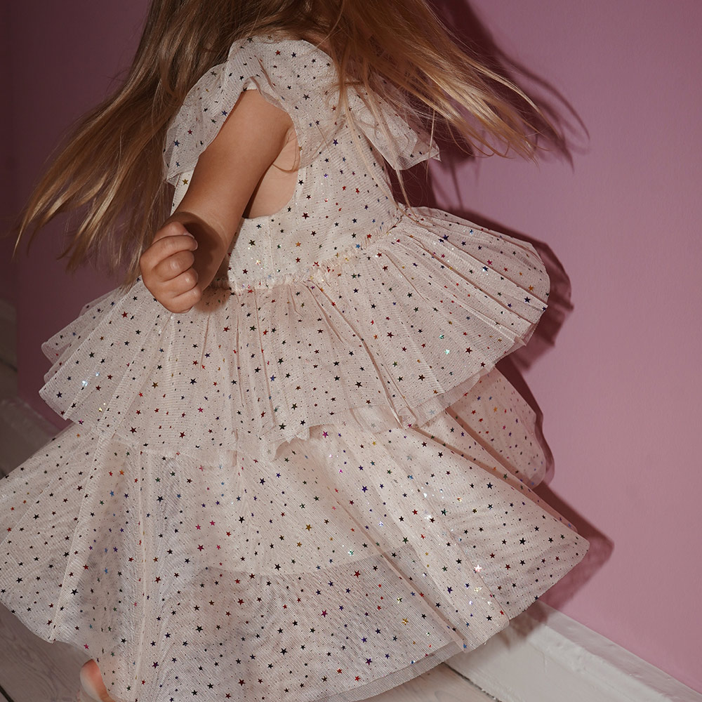 Robe de Fée étoilée - Blush Konges Slojd