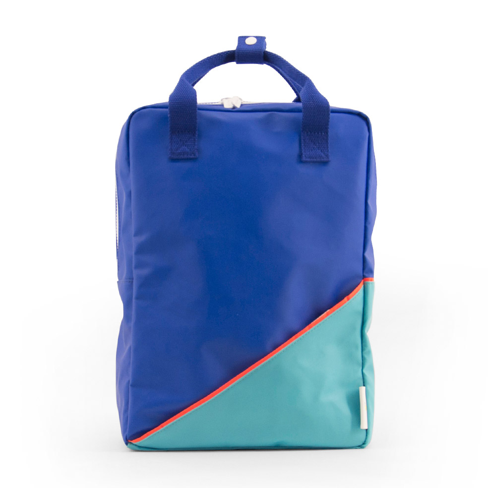 Grand sac à dos Diagonale - Indigo/Aqua - Sticky Lemon