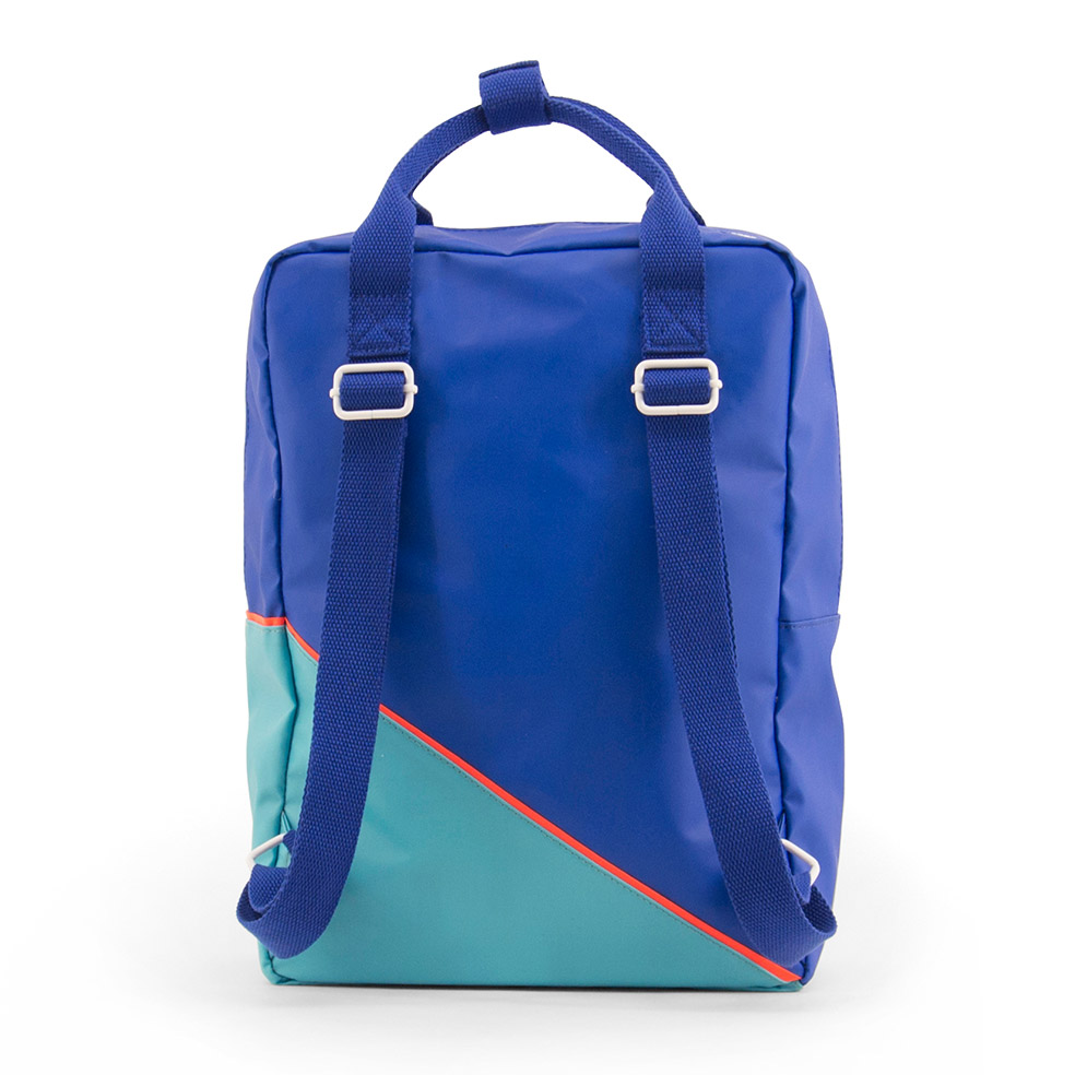 Grand sac à dos Diagonale - Indigo/Aqua - Sticky Lemon