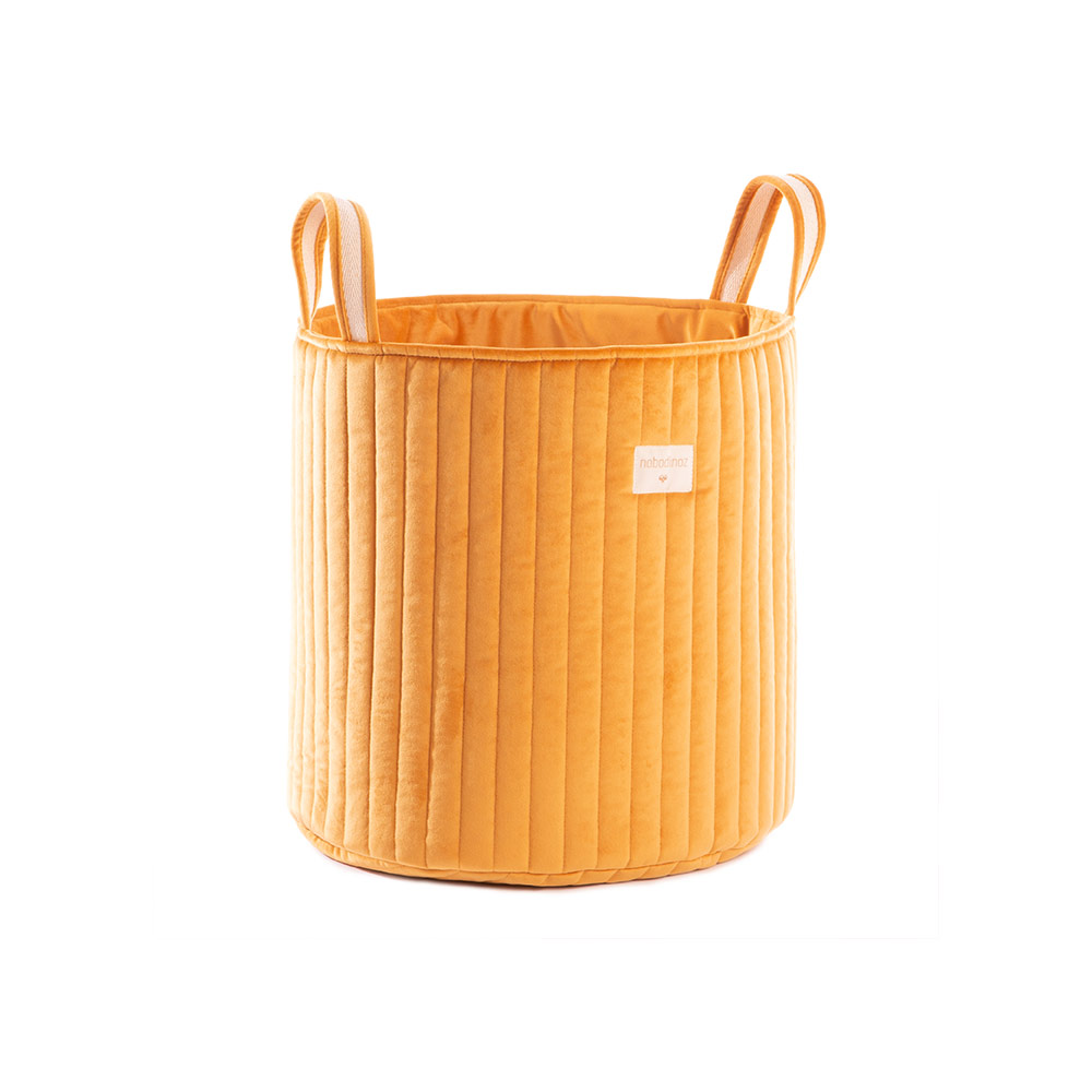 Sac de rangement Velours Savanna - Moutarde - Nobodinoz