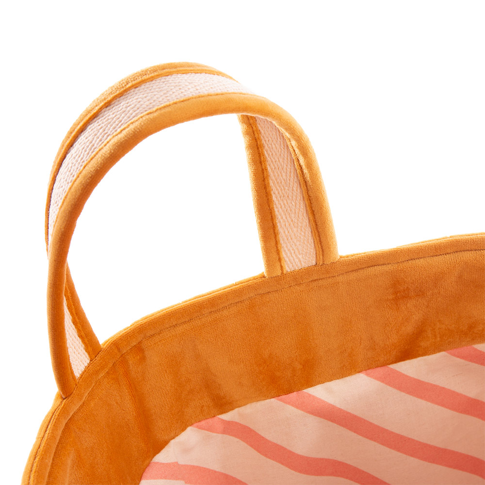 Sac de rangement Velours Savanna - Moutarde - Nobodinoz