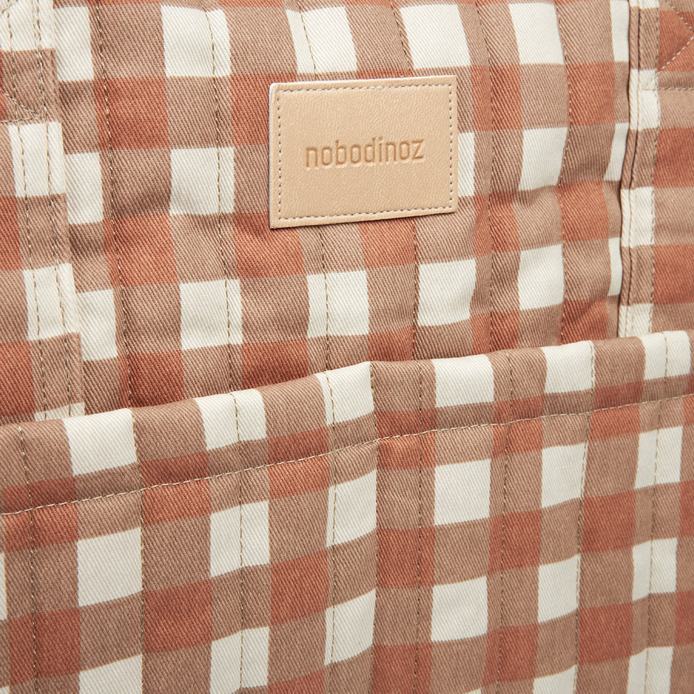 Sac à Langer pour Poussette Hyde Park - Carreaux Terracotta Nobodinoz