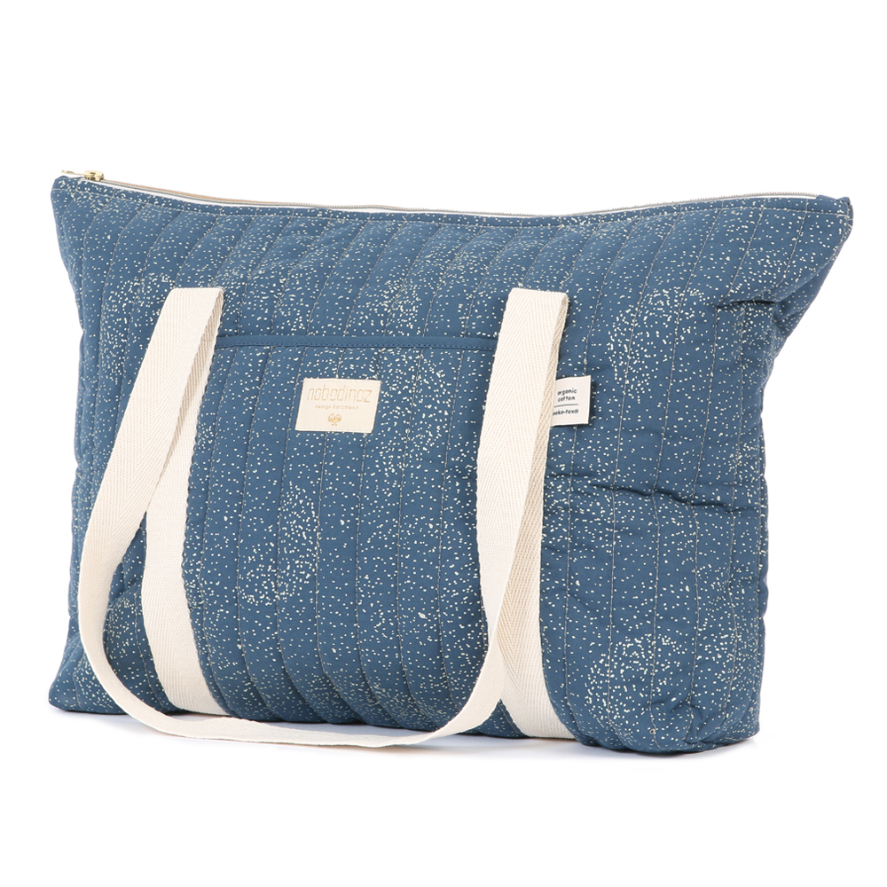 Sac de maternité Paris gold bubble Elements - Bleu marine - Nobodinoz