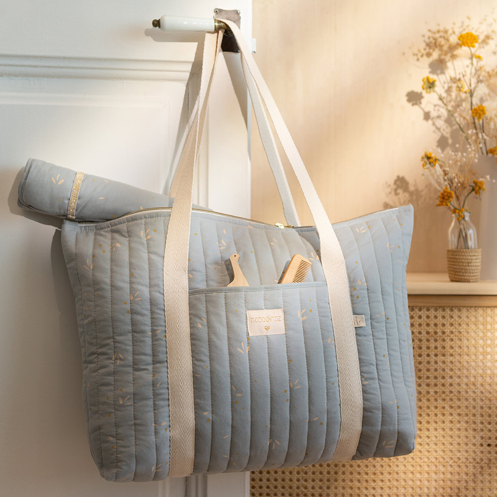 Sac de Maternité Paris Willow - Soft Blue - Nobodinoz