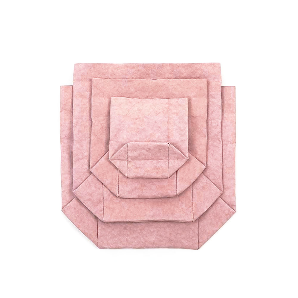 Sac en papier S, M, L ou XL - Rose Quartz Uashmama