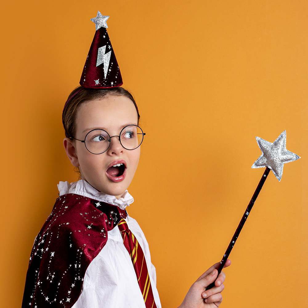 Serre-tête Chapeau de Sorcier Enchanté Mimi et Lula