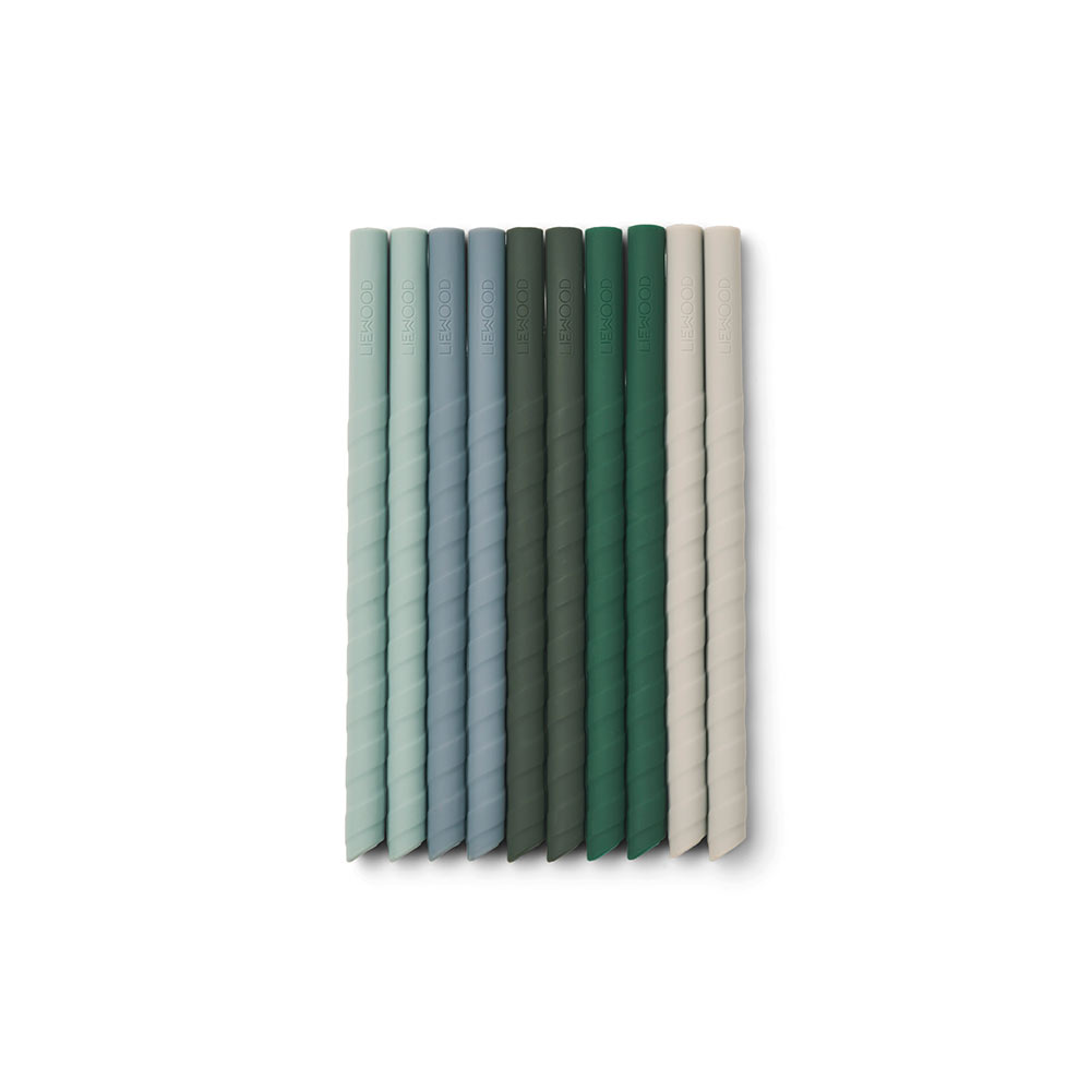 Set de 10 pailles Timoti - Vert Mix - Liewood